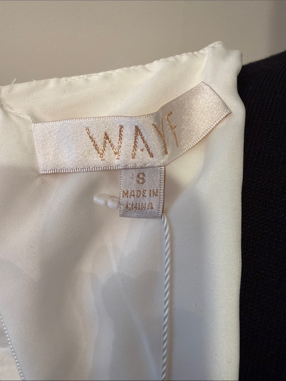 Wayf Plaza Cut Out Tiered Maxi Dress with a round neck and short puff sleeves. - Picture 4 of 4